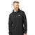 Men's Textured Mixed Media Midweight Hooded Sweatshirt