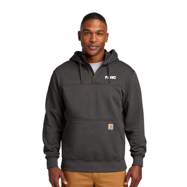 Carhartt Rain Defender Paxton Heavyweight Hooded Zip Mock Sweatshirt