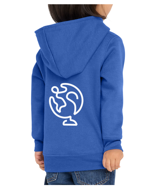 EFB Globe Design –Toddler Fleece Pullover Hooded Sweatshirt