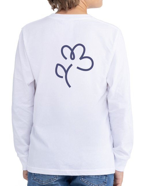 EFB Flower Design – Youth Long Sleeve Cotton Tee EFB Flower Design – Youth Long Sleeve Cotton Tee