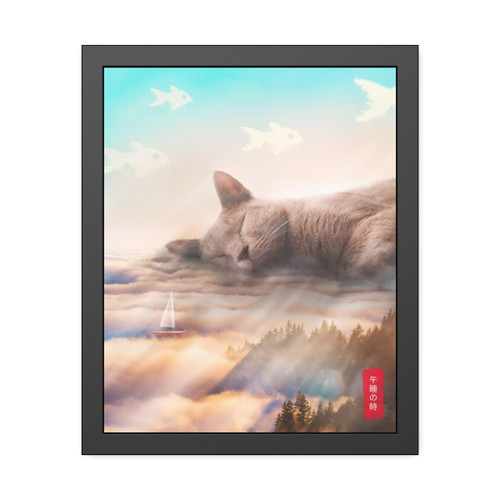 Floating Whiskers | Framed Poster US