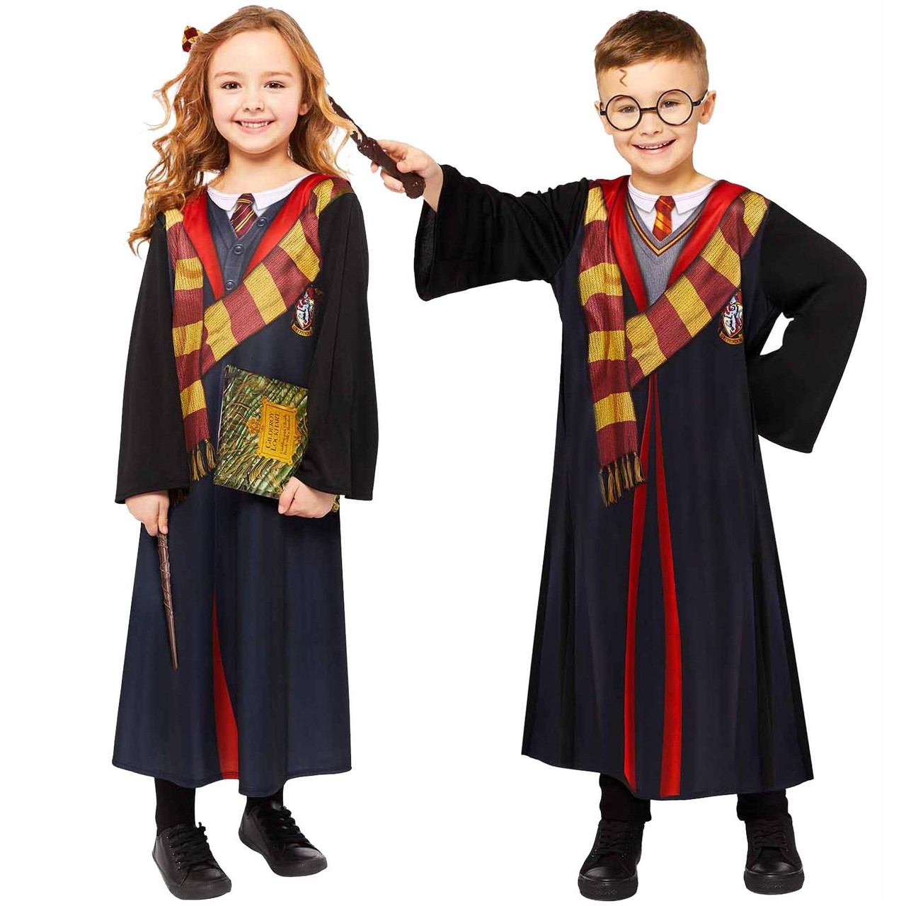 Hermione Granger Costume, Official Harry Potter Wizarding World Outfit for  Kids, Classic Children's Size