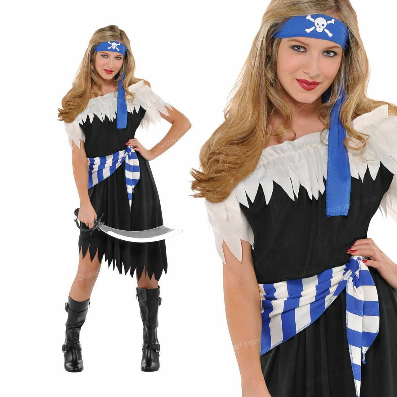 Women's Shipwrecked Pirate Costume