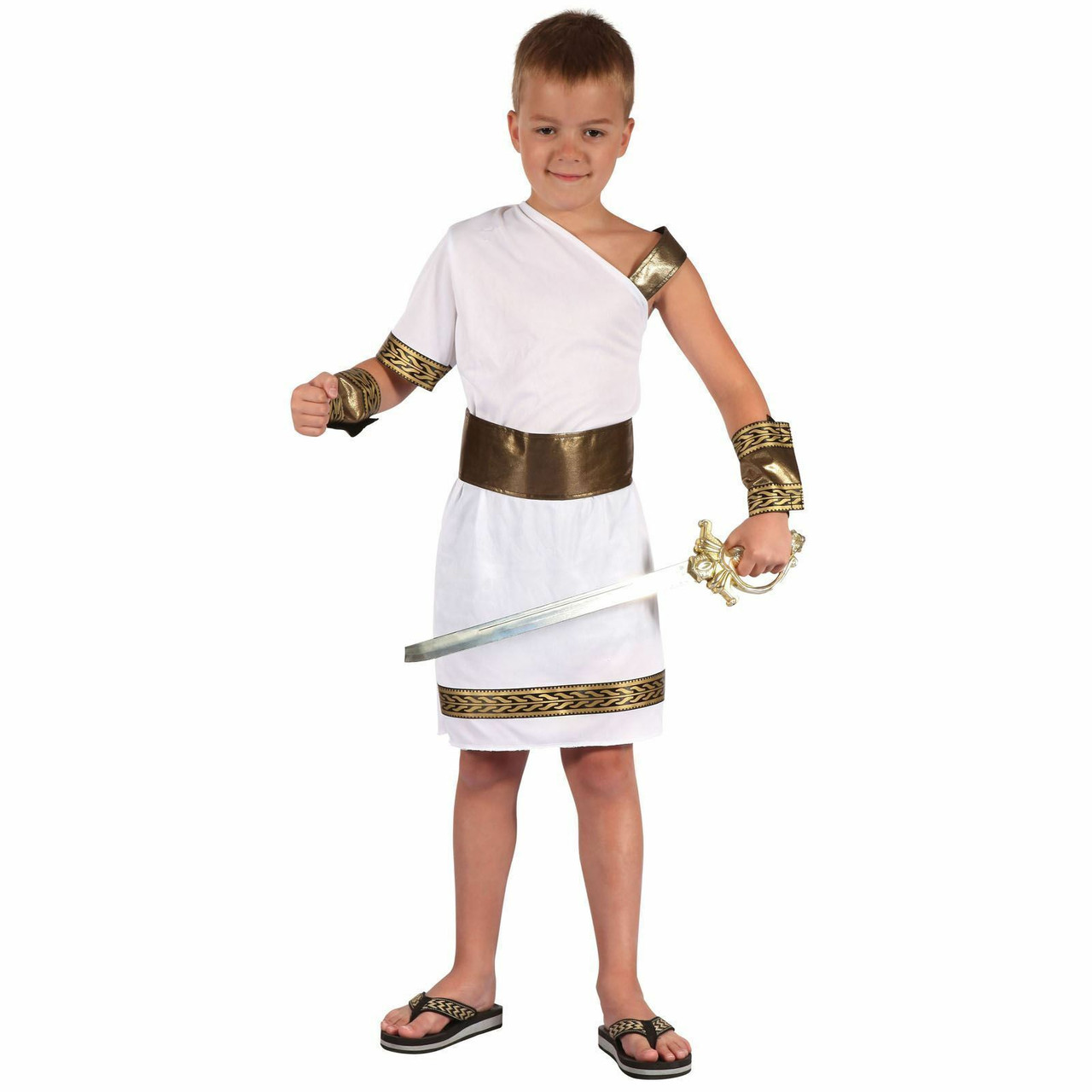 Roman dress shop up boy