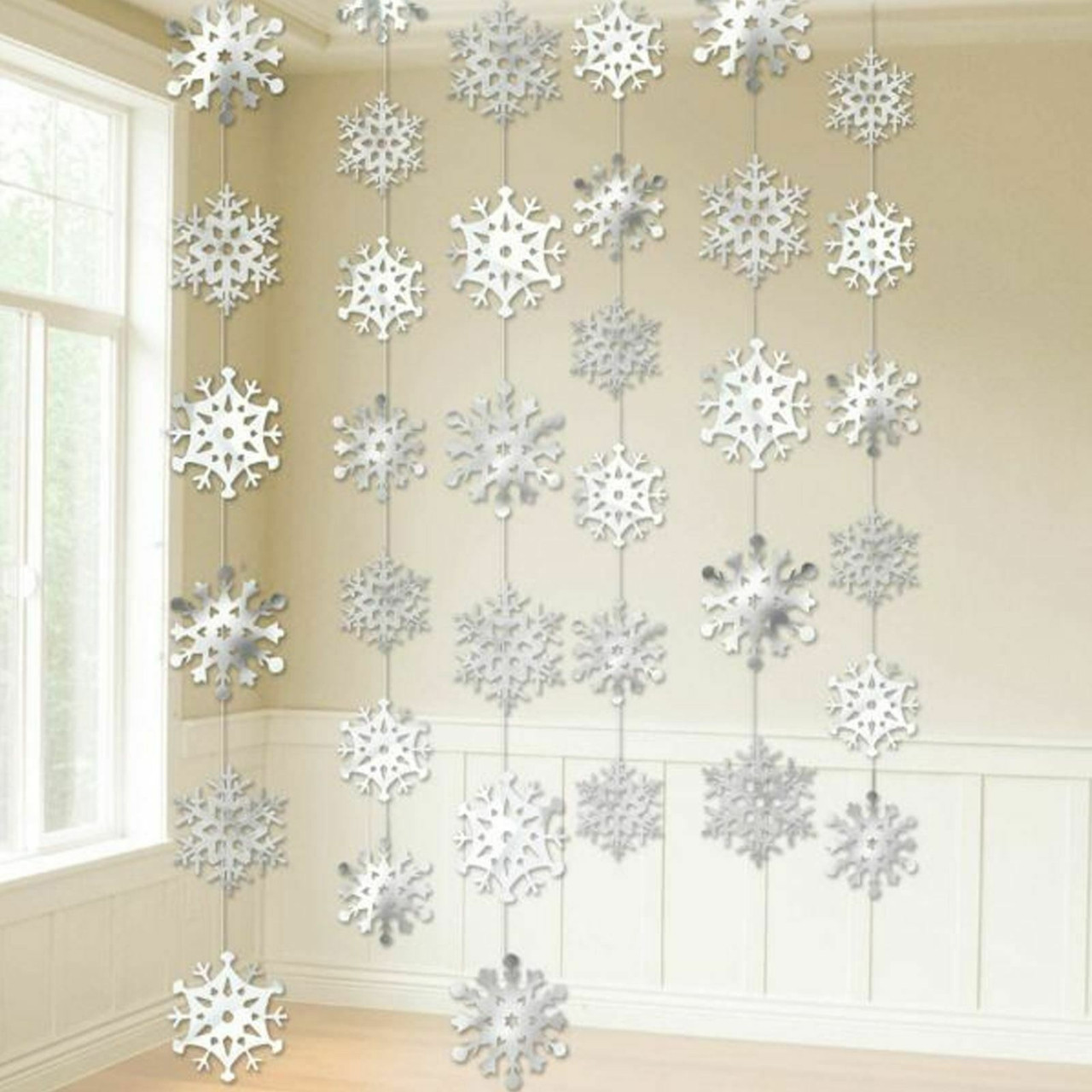 amscan snowflake string decorations