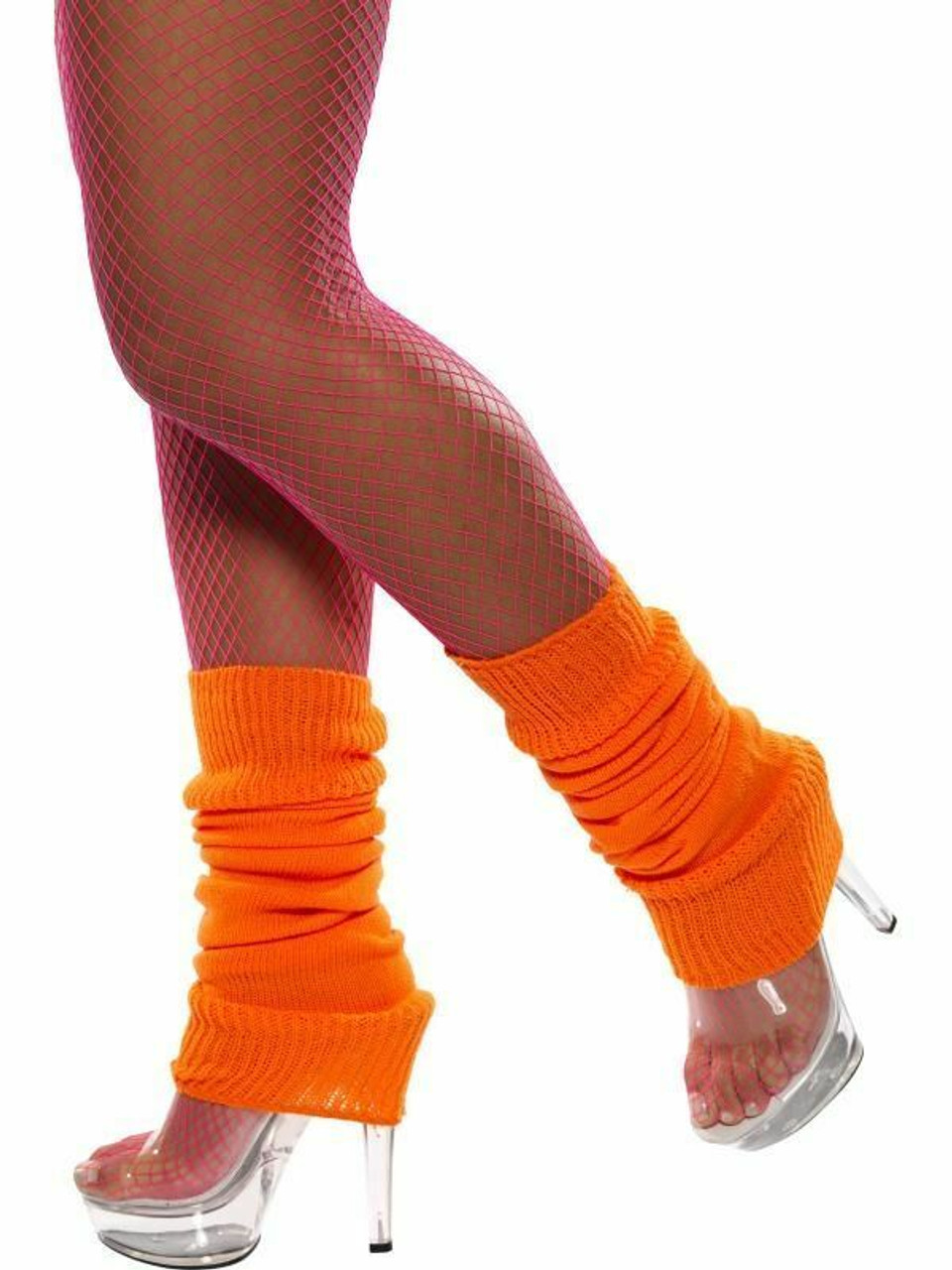 Legwarmers 80's Fluro Neon, Striped - Abracadabra Fancy Dress