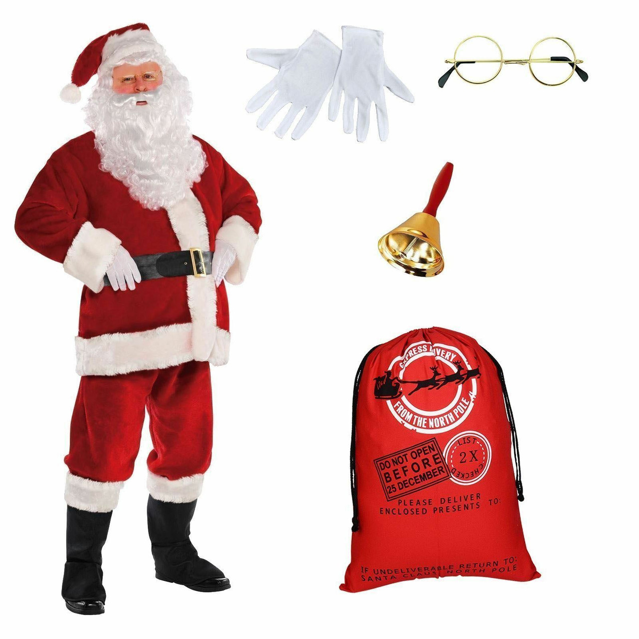 Santa on sale suit deluxe