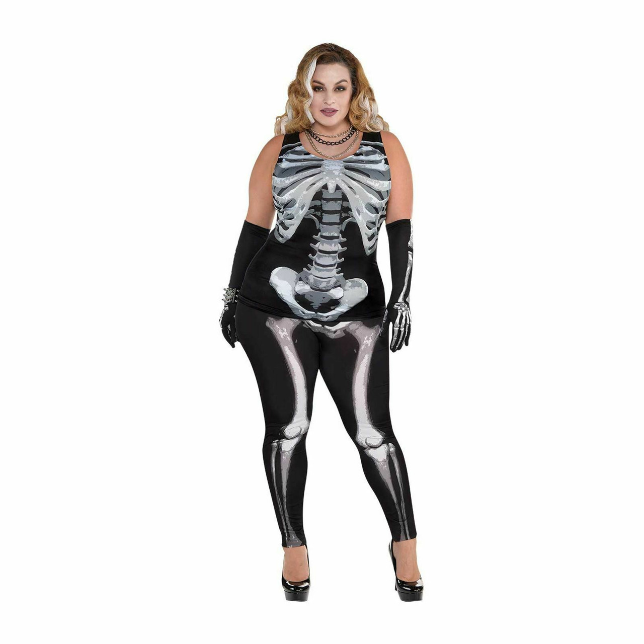 Skeleton Leggings - Costume Accessories - Fancy Dress Accessories