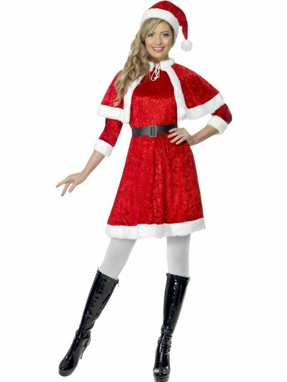 Female santa shop suit