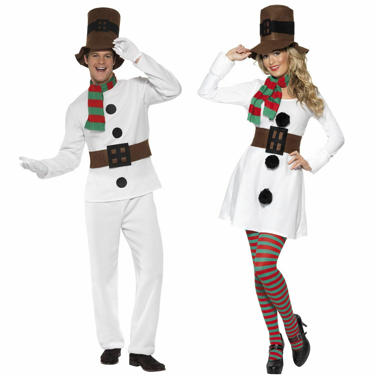 Christmas couple shop fancy dress