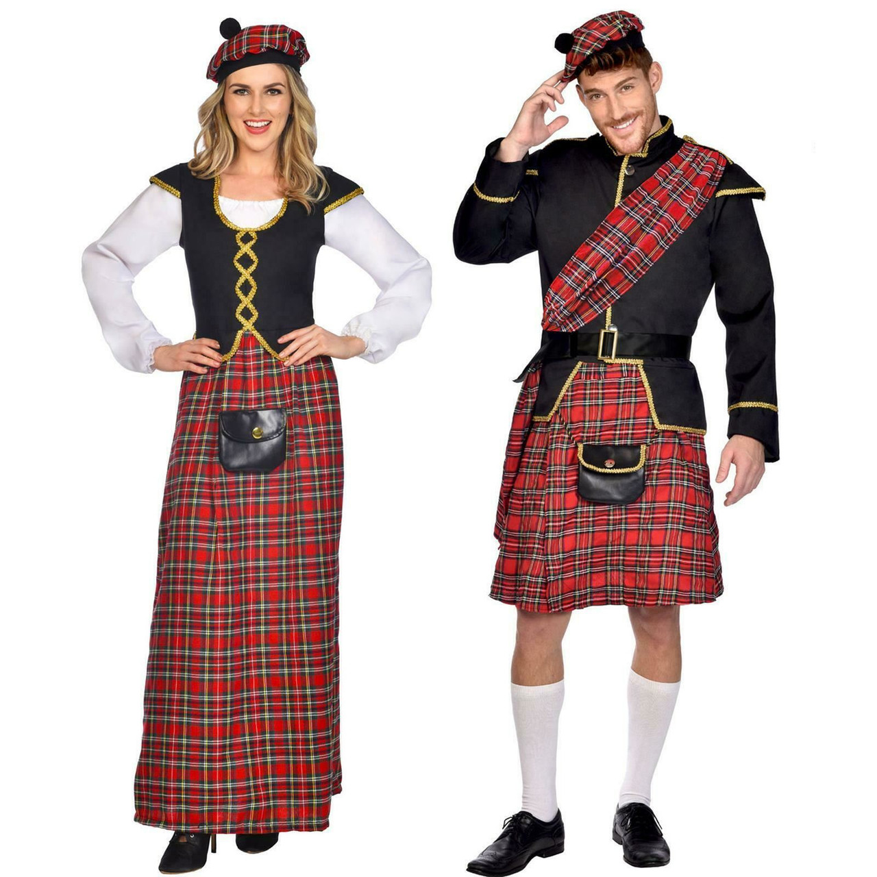 Medieval Scottish Tartan Costume Dress Women Size XL | Scottish dress,  Tartan dress, Scottish clothing