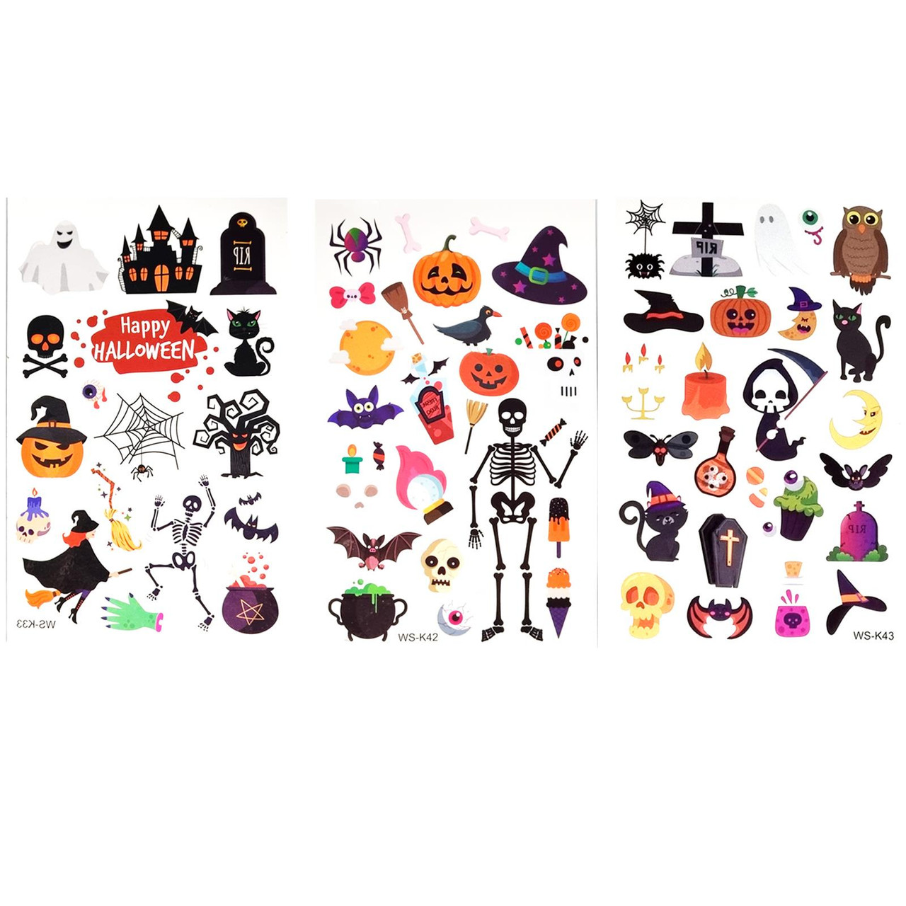 Halloween Tattoos  Temporary Tattoos  Oriental Trading Company