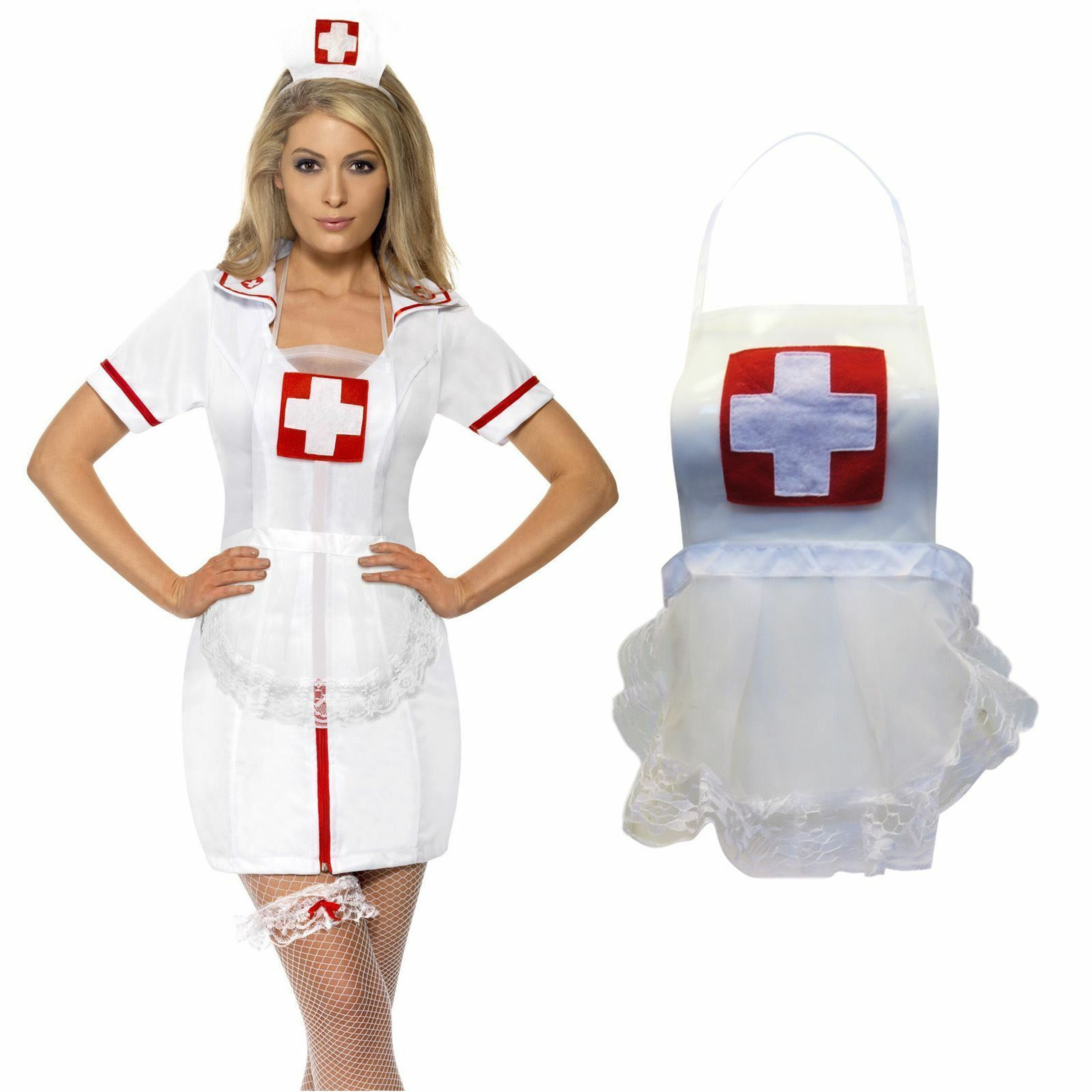 Ladies Hospital Nurse Lingerie Set - Fancy Dress VIP