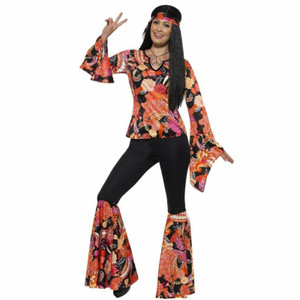 Groovy Mamma Women's Plus Size Hippie Costume