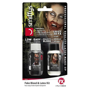 Latex Claw Wound Adhesive SFX Makeup Kit Fairytale Riding Hood Wolf  Halloween