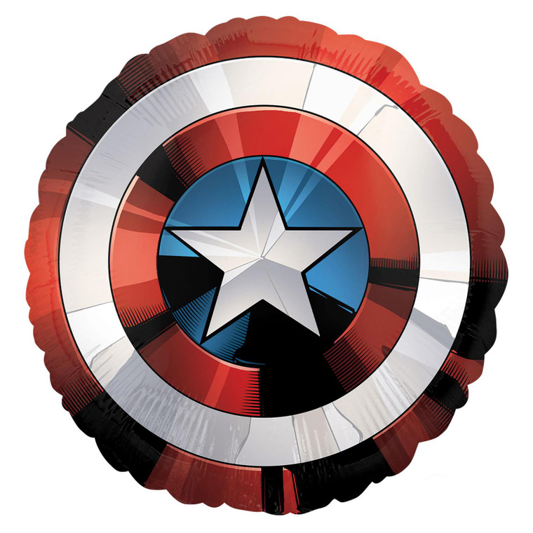 71cm Captain America Shield XL Foil Balloon Decoration