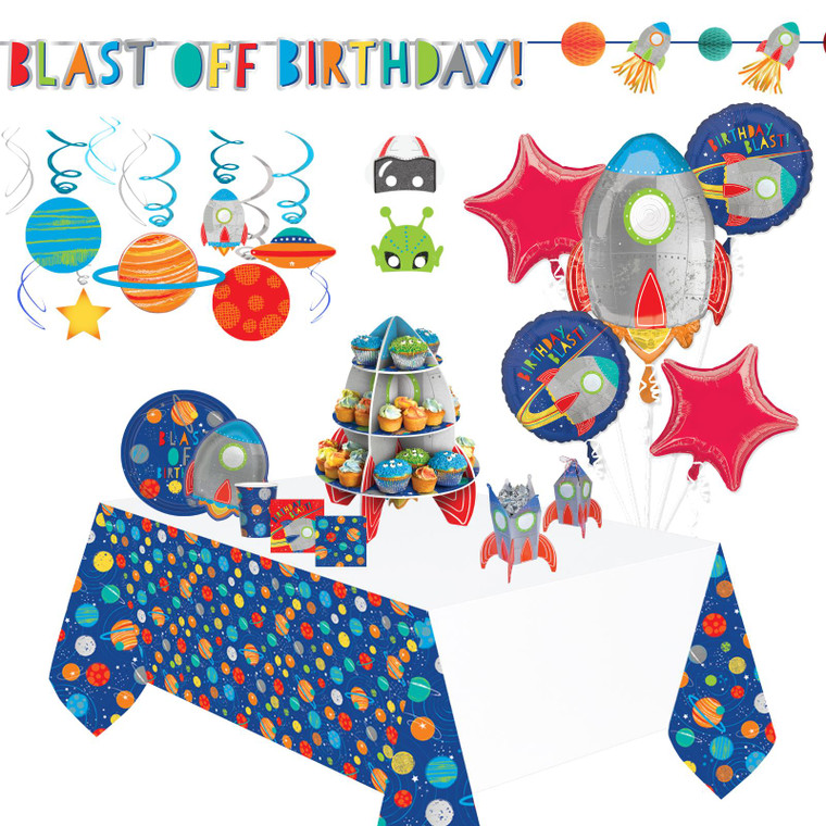 Space Blast Off Party Supplies & Decorations