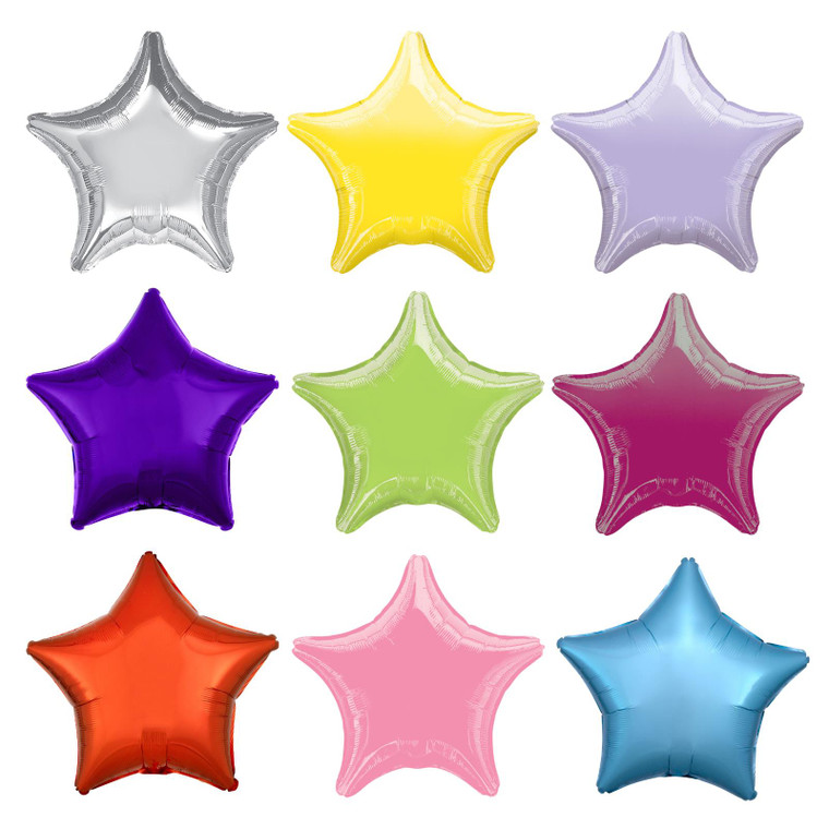 18" Metallic Star Foil Balloon for All Occasions