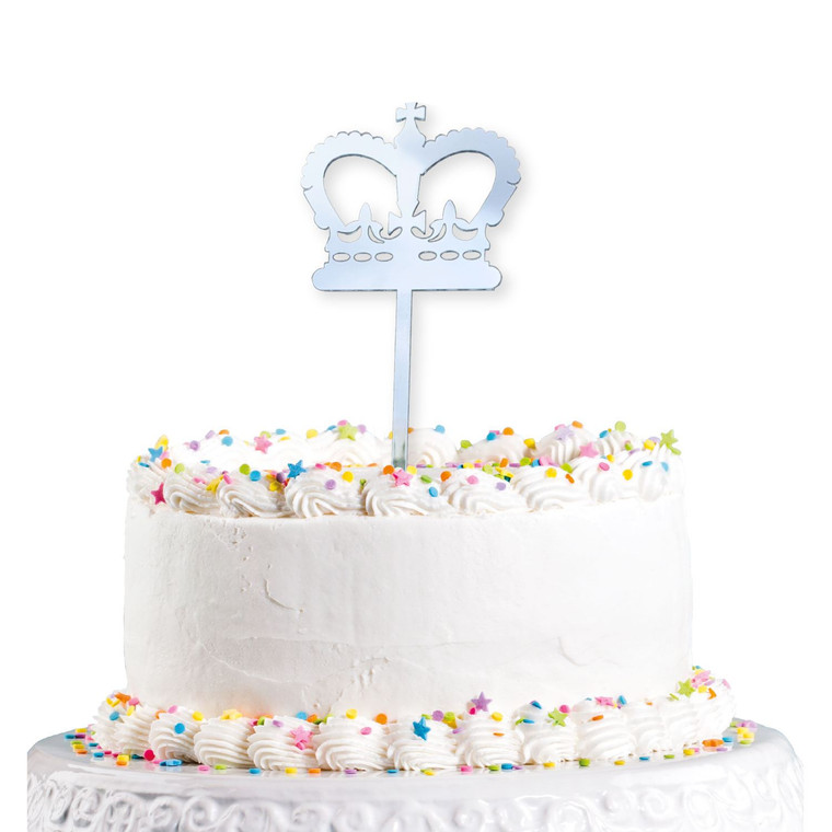 Crown Cake Decoration Pick Kings Coronation