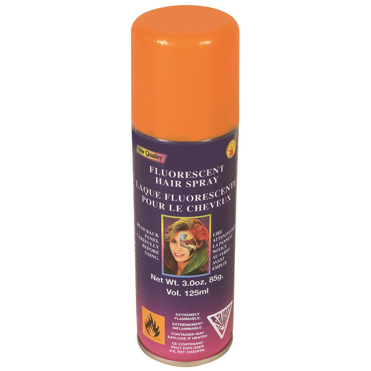 125ml Orange Fluorescent Temporary Hair Colour Spray