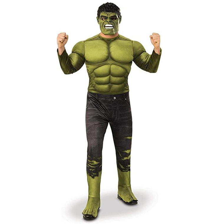 The Hulk Fancy Dress Costume Avengers Endgame Superhero