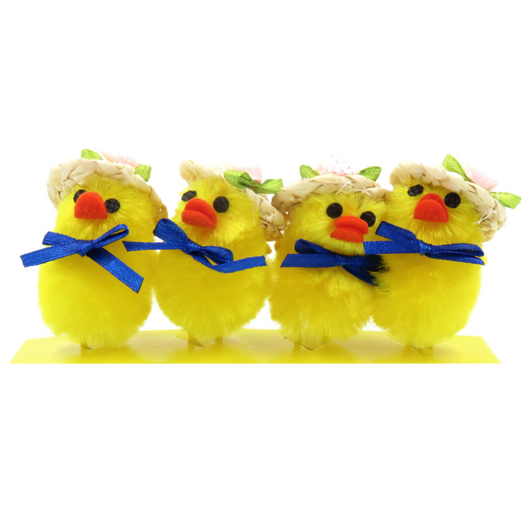 easter Chicks with hats