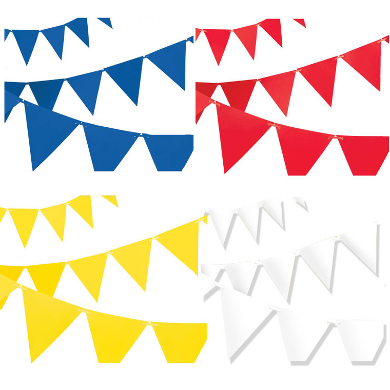 Red Blue White Yellow Bunting Decorations
