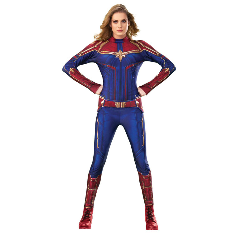 Ladies Official Deluxe Captain Marvel Costume