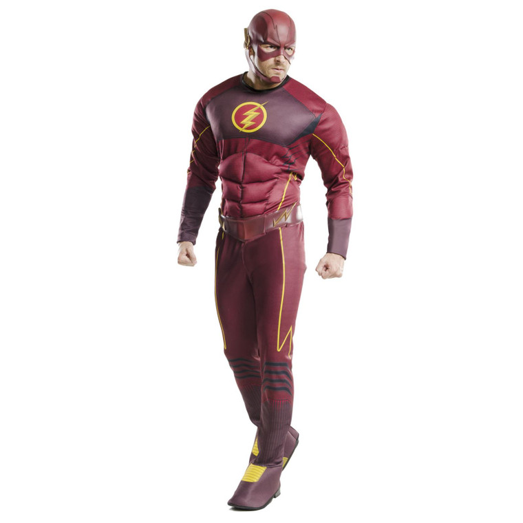 Mens Official The Flash Muscle Chest Costume