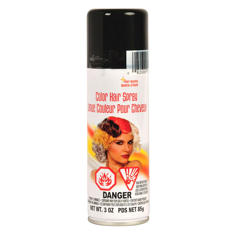 Temporary Hair Colouring Spray - Black