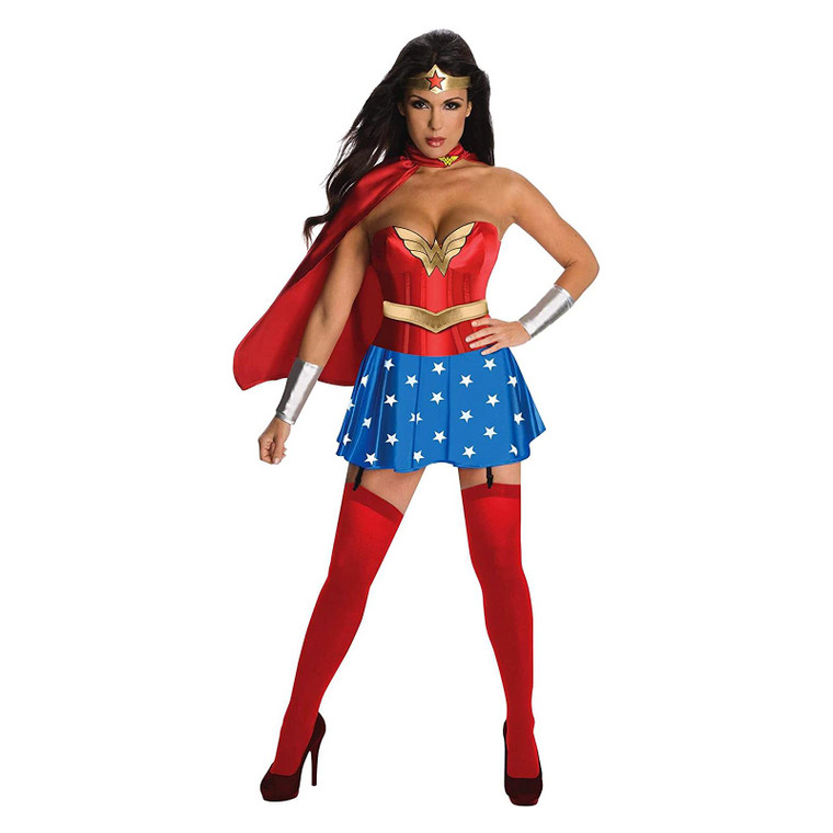 Ladies Official Wonder Woman Secret Wishes Corset Costume
