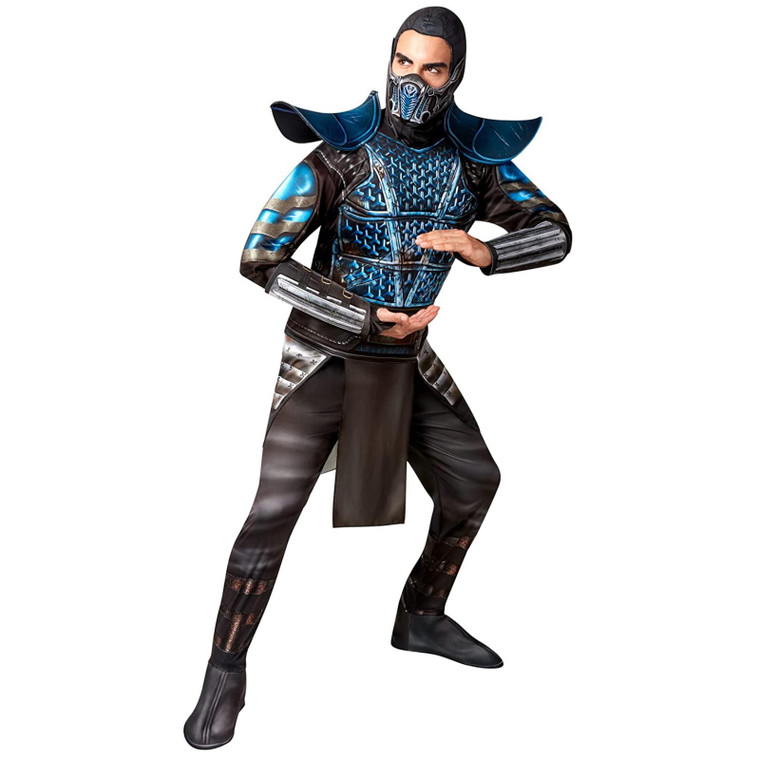 Mens Official Mortal Kombat Sub-Zero Costume