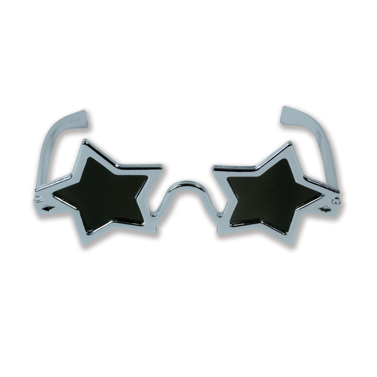 Silver Star Shape Space Glasses