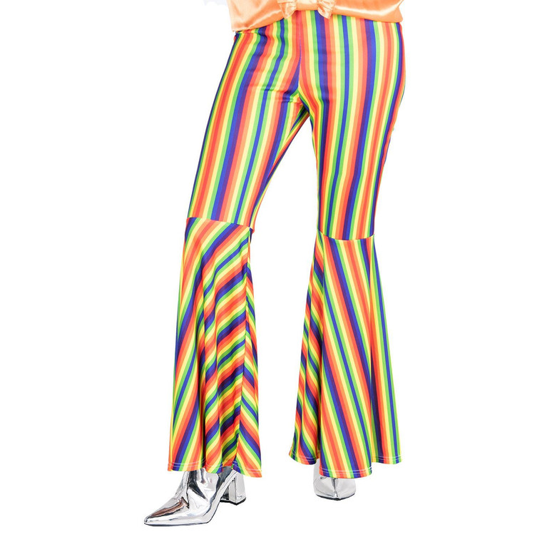 Flare Trousers Rainbow Fancy Dress