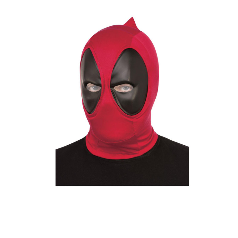 Adults Official Halloween Fancy Dress Red Overhead Deadpool Mask
