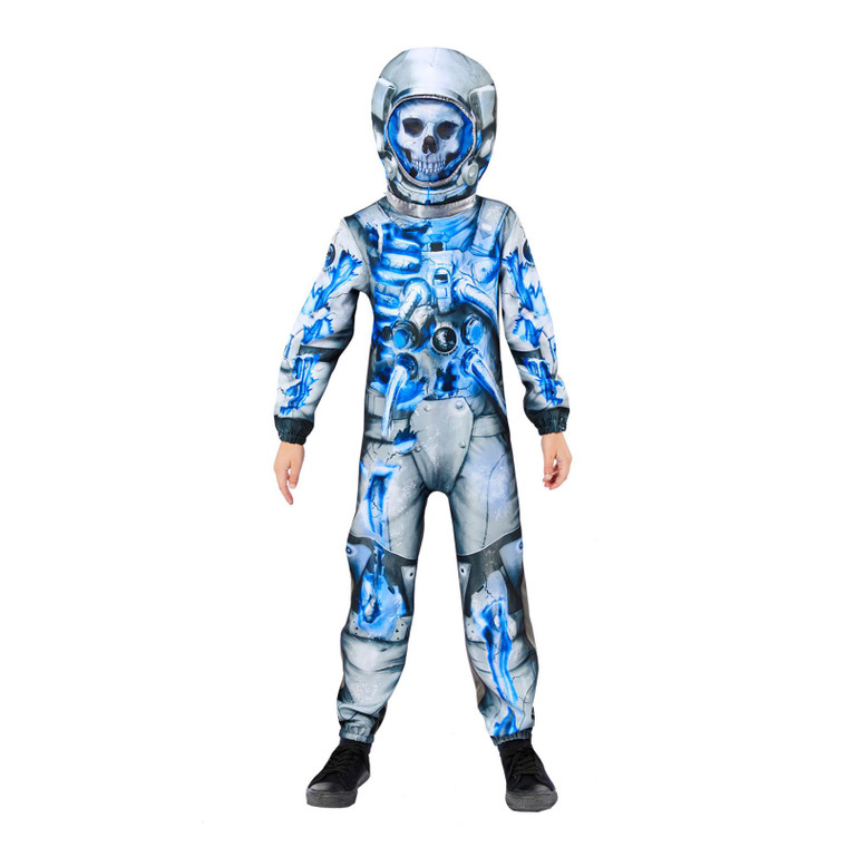 Kids Astronaut Skeleton Costume