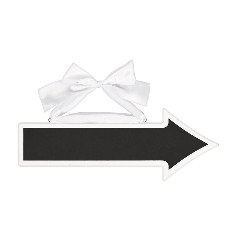 41cm Arrow Chalkboard Direction Sign for Wedding & Events