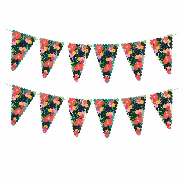 6m Flamingo Outdoor Plastic Bunting