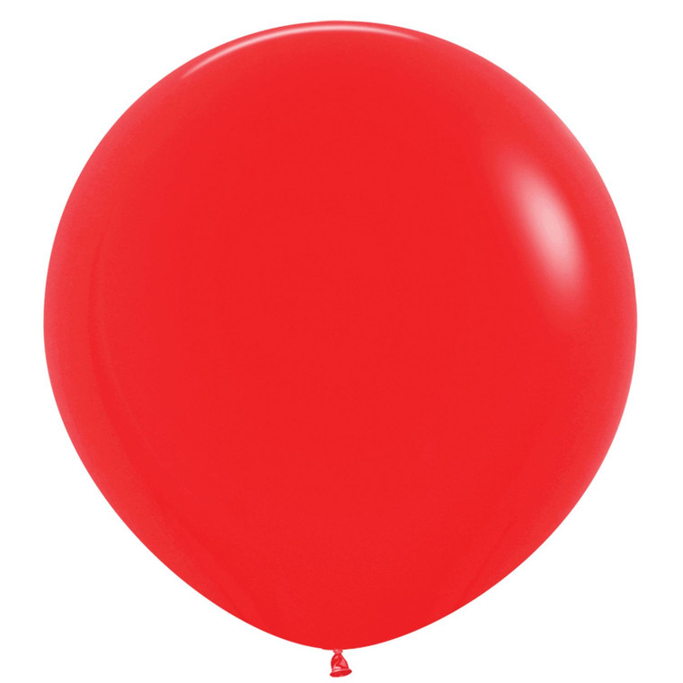 91.5cm Fashion Colour Solid Red 015 Latex Balloons