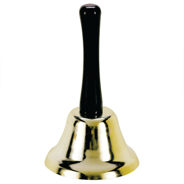 Santa's Gold And Black Christmas Accessory Noise Bell