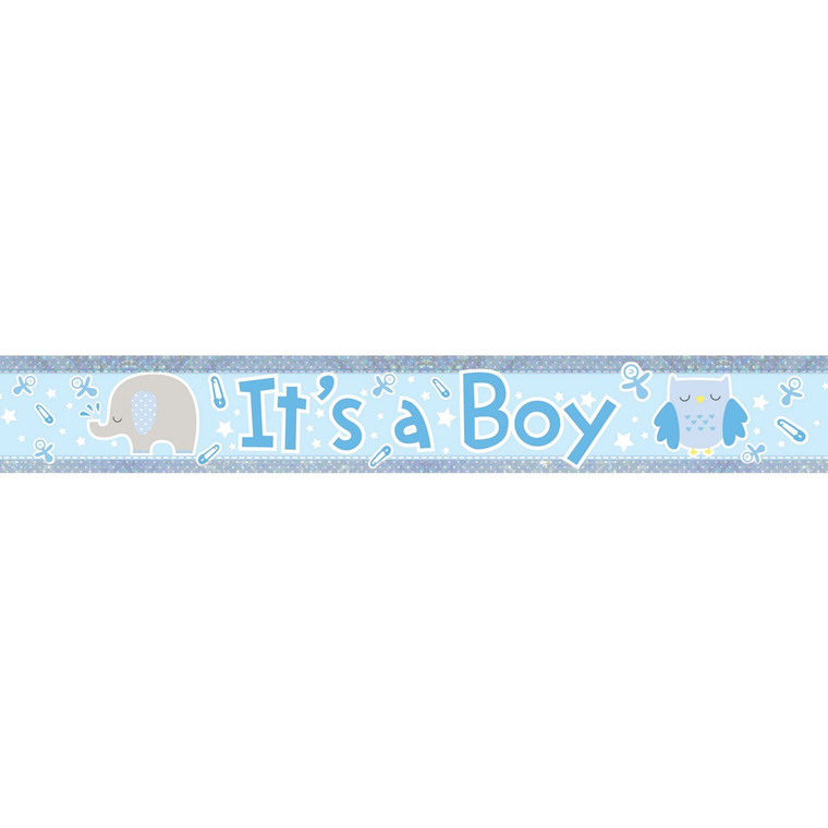 2.7m It's A Boy Celebration Banner