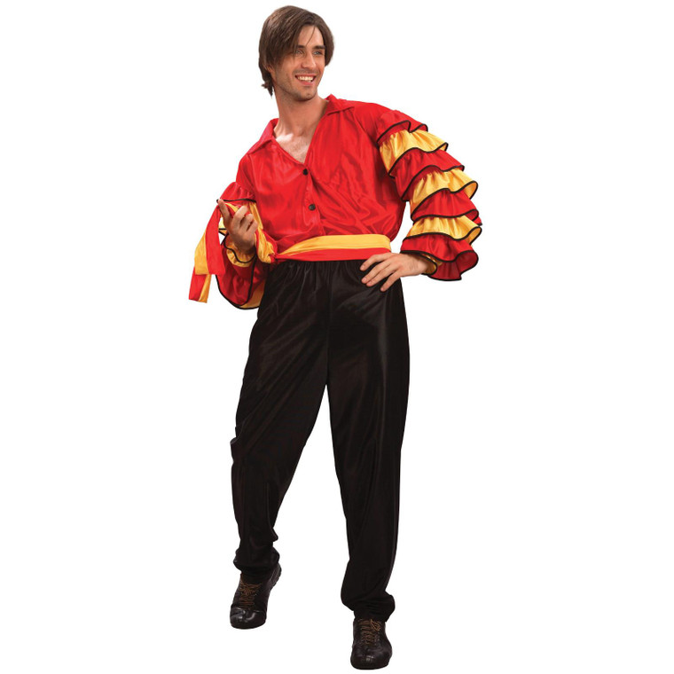 Men's Exotic Cuban Spanish Dance Rumba Man Costume