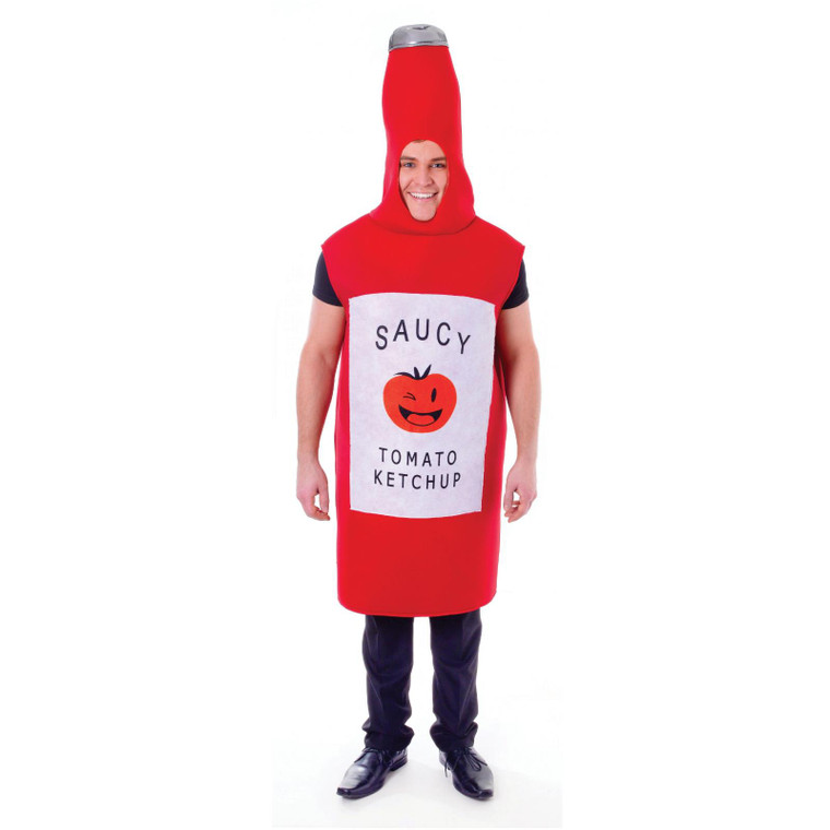Adults Standard Red Funny Tomato Bottle Costume
