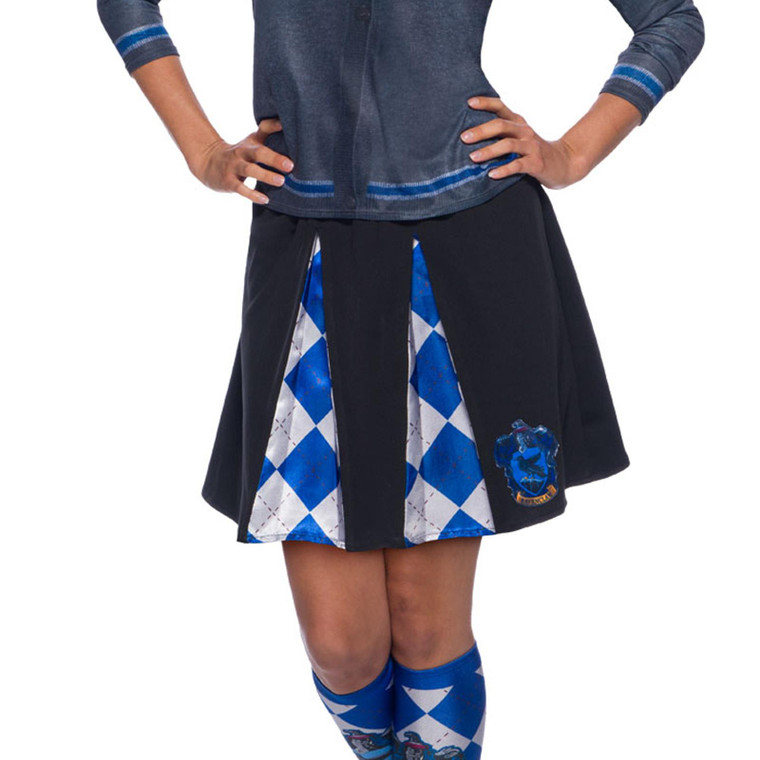 Children's Official Ravenclaw Multicoloured Hogwartz Skirt
