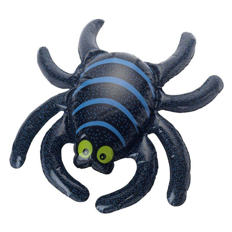 44cm x 34cm Black Inflatable Halloween Decoration Spider