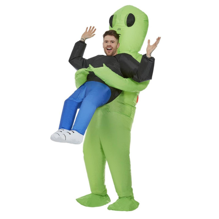 Adults Green Inflatable Alien Abduction Costume