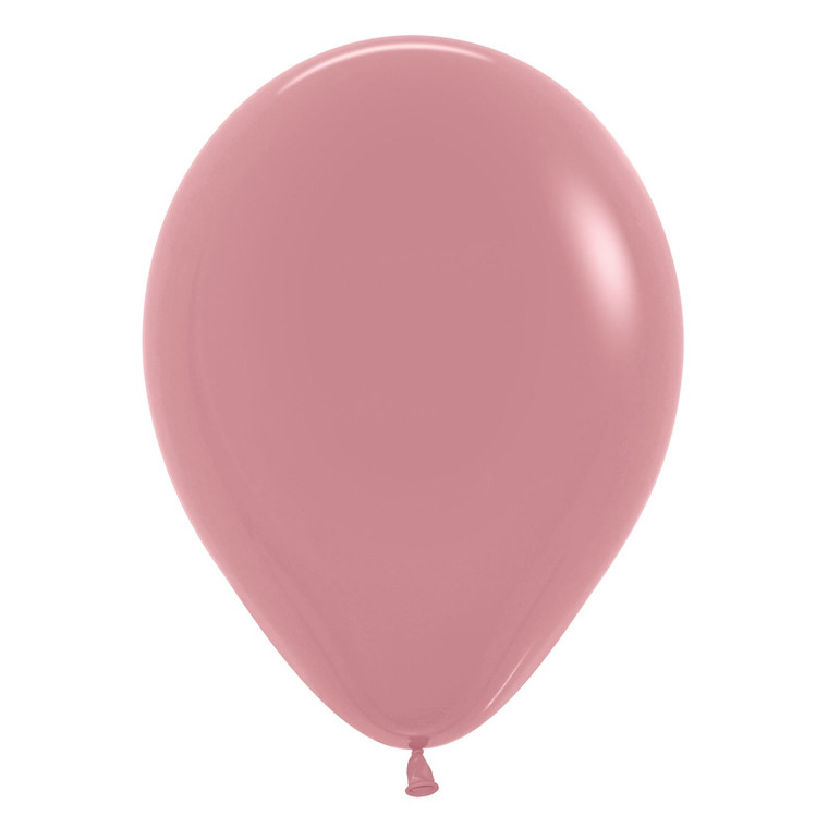 12" Fashion Colour Solid Rosewood 010 Party Balloons