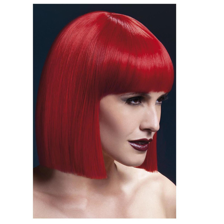 30cm Adults Fever Lola Red Synthetic Costume Wig