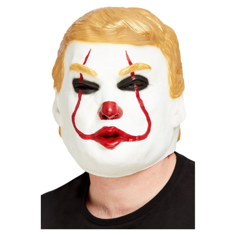 Adults Clown President Halloween Funny Latex Mask