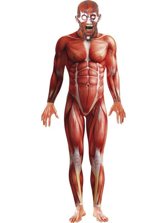 Men's Anatomy Man Halloween All-In-One Costume
